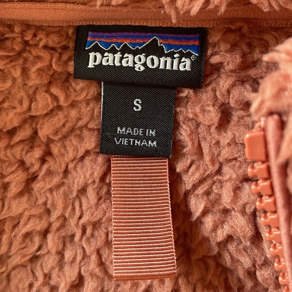 Patagonia Los Gatos Sherpa Fleece 1/4 Zip Pullover Jacket Women's Small - Picture 10 of 11